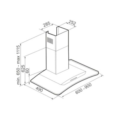 Вытяжка Korting KHC 9954 X Вытяжка Korting KHC 9954 X