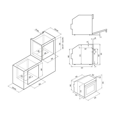 Духовой шкаф KRONA ASTRO 60 S Духовой шкаф KRONA ASTRO 60 S