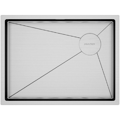 Мойка Paulmark Next-skew 580 PM885844-BS, брашированная нерж. сталь Мойка Paulmark Next-skew 580 PM885844-BS, брашированная нерж. сталь