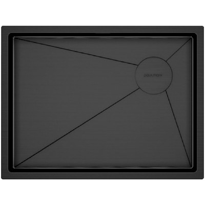 Мойка Paulmark Next-skew 580 PM885844-GM, вороненая сталь Мойка Paulmark Next-skew 580 PM885844-GM, вороненая сталь