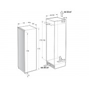 Холодильник ASKO RFB31831EI встраиваемый