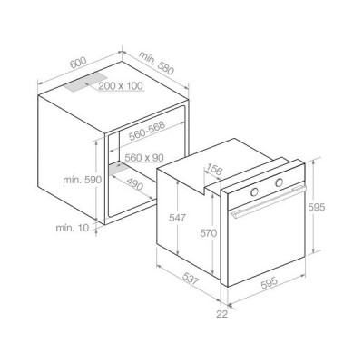 Духовой шкаф Pando PHT-963 Духовой шкаф Pando PHT-963