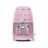 Капельная кофеварка SMEG DCF02PKEU розовый Капельная кофеварка SMEG DCF02PKEU розовый