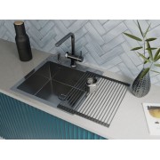 Смеситель Omoikiri Hotaru-GM-WH латунь/вороненая сталь/белый (4994053)