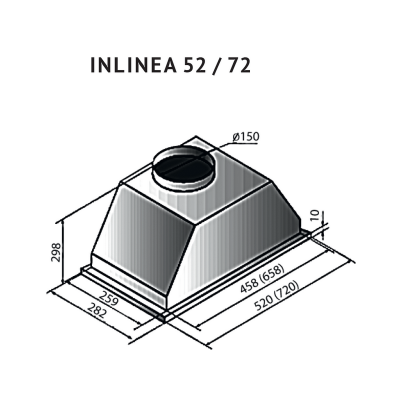 Вытяжка Kuppersberg INLINEA 52 Beige Вытяжка Kuppersberg INLINEA 52 Beige