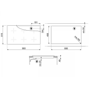 Варочная панель SMEG SIM1964D индукционная