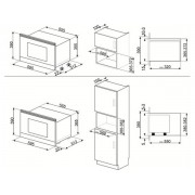 СВЧ - печь SMEG MP822NAO