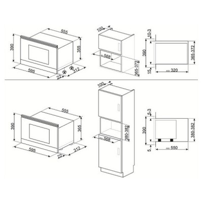 СВЧ - печь SMEG MP822NAO СВЧ - печь SMEG MP822NAO