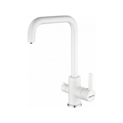 Смеситель Paulmark Logas Lo213021-431TW, белый полностью Смеситель Paulmark Logas Lo213021-431TW, белый полностью