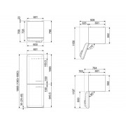 Холодильник SMEG FAB32LCR5