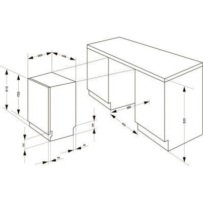 Посудомоечная машина MEFERI MDW4573 ULTRA Посудомоечная машина MEFERI MDW4573 ULTRA