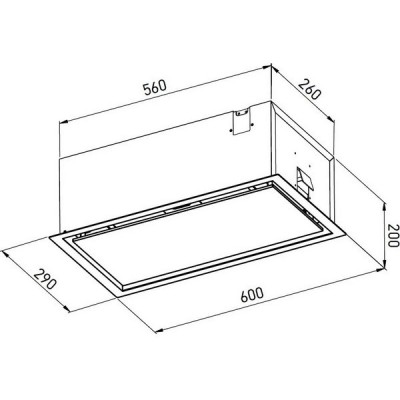 Вытяжка MEFERI SMARTBOX60BK GLASS COMFORT Вытяжка MEFERI SMARTBOX60BK GLASS COMFORT