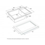 Мойка Paulmark Flugen 60 PM317850-AN, антрацит