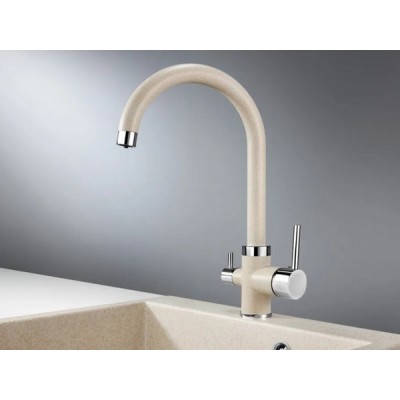 Смеситель Kuppersberg KARIA светло-бежевый Смеситель Kuppersberg KARIA светло-бежевый