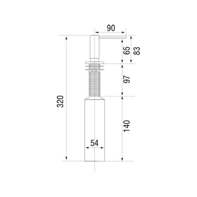 Дозатор Longran LD0006 GunGrey Дозатор Longran LD0006 GunGrey