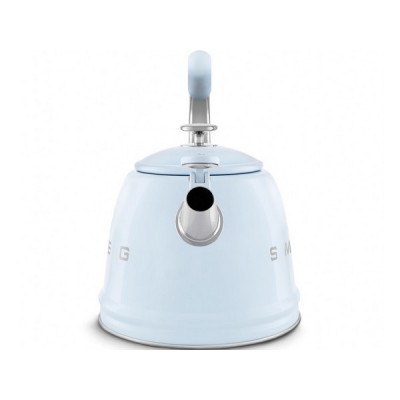 Чайник со свистком SMEG CKLW2001PB пастельный голубой Чайник со свистком SMEG CKLW2001PB пастельный голубой