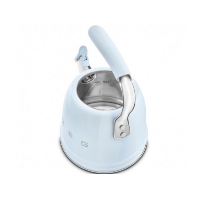 Чайник со свистком SMEG CKLW2001PB пастельный голубой Чайник со свистком SMEG CKLW2001PB пастельный голубой