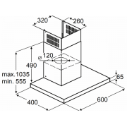 Вытяжка MAUNFELD Comfort 60 T чёрный