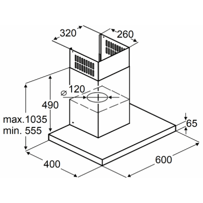 Вытяжка MAUNFELD Comfort 60 T чёрный Вытяжка MAUNFELD Comfort 60 T чёрный