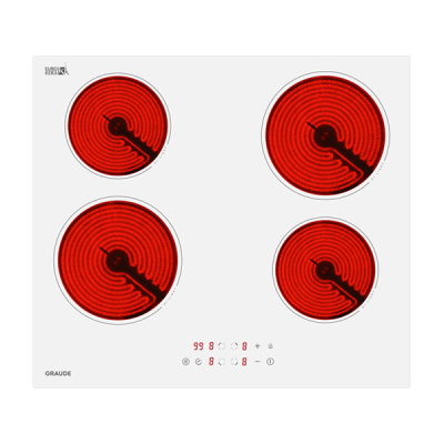 Варочная панель GRAUDE EK 60.0 W электрическая Варочная панель GRAUDE EK 60.0 W электрическая
