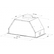 Вытяжка Kuppersberg INTRO 70 Black