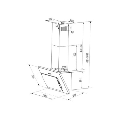 Вытяжка EXITEQ EX-1226 black Вытяжка EXITEQ EX-1226 black