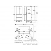 Холодильник MAUNFELD MFF180NFSBE01
