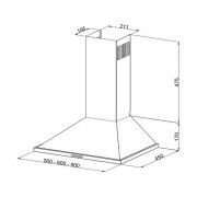 Вытяжка Evelux Hugge 60 IR