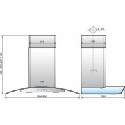 Вытяжка Elikor Аметист S4 60П-700-Э4Д черн/тонир