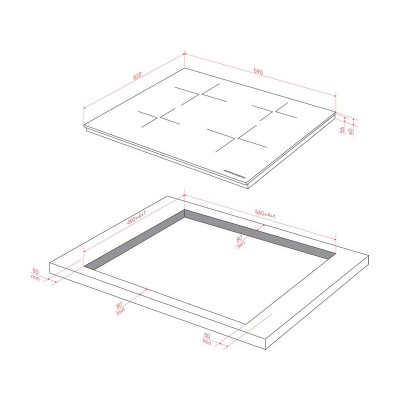 Варочная панель Kuppersberg ICI 606 индукционная Варочная панель Kuppersberg ICI 606 индукционная