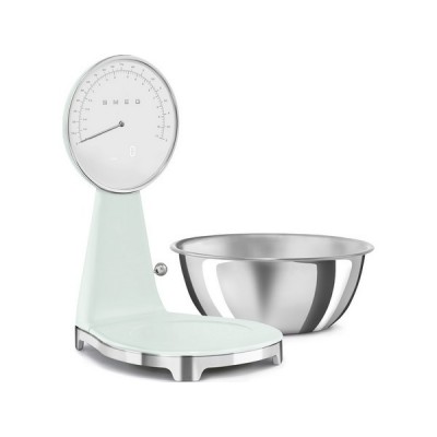 Кухонные весы SMEG KSF01PGWW пастельный зеленый Кухонные весы SMEG KSF01PGWW пастельный зеленый