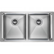 Мойка Paulmark Twin PM237844-BS, брашированная нерж.сталь