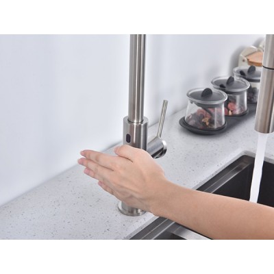 Смеситель Paulmark Senso Se215180-BS, брашированная сталь Смеситель Paulmark Senso Se215180-BS, брашированная сталь