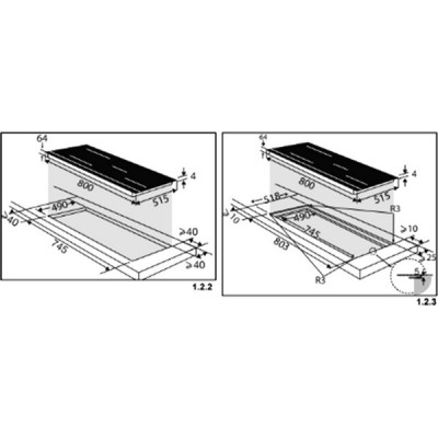 Варочная панель De Dietrich DPI7878X индукционная Варочная панель De Dietrich DPI7878X индукционная