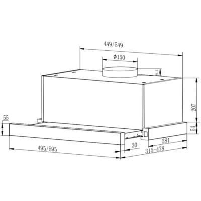Вытяжка Franke TOUCH BK 60 (315.0702.966) Вытяжка Franke TOUCH BK 60 (315.0702.966)