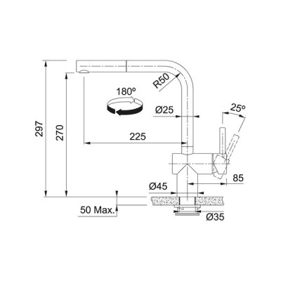 Смеситель Franke Atlas Neo Sensor pull-out, выдв. лейка, нерж. сталь (115.0625.523) Смеситель Franke Atlas Neo Sensor pull-out, выдв. лейка, нерж. сталь (115.0625.523)