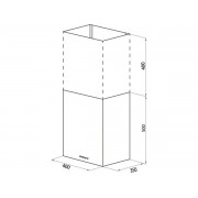 Вытяжка MEFERI ROOMBOX40BK LIGHT