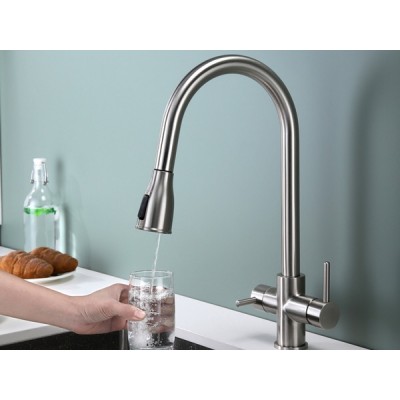 Смеситель Paulmark Lange La214212-NI, никель Смеситель Paulmark Lange La214212-NI, никель