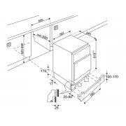 Морозильная камера SMEG U8F082DE1 встраиваемая