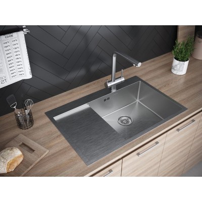 Мойка Paulmark Atlan R PM217851-BSR, брашированная нерж. сталь Мойка Paulmark Atlan R PM217851-BSR, брашированная нерж. сталь