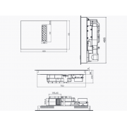 Варочная панель MAUNFELD MIHC834SF2BK индукционная с вытяжкой