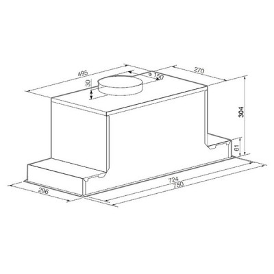 Вытяжка GRAUDE LB 75.1 W Вытяжка GRAUDE LB 75.1 W