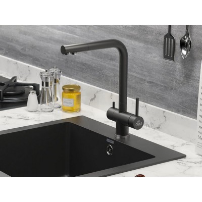 Смеситель Paulmark Skalen Sk213020-401, антрацит Смеситель Paulmark Skalen Sk213020-401, антрацит