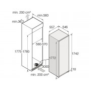 Холодильная камера ASKO RBR276DND1 встраиваемая