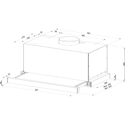 Вытяжка Kuppersberg SLIMTURBO 60 X Вытяжка Kuppersberg SLIMTURBO 60 X