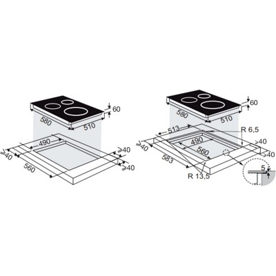 Варочная панель Brandt BPI264HSB индукционная Варочная панель Brandt BPI264HSB индукционная