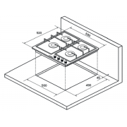 Варочная панель Kuppersberg FG 67 B газовая