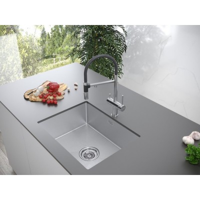 Мойка Paulmark Isar PM805951-BS, брашированная нерж. сталь Мойка Paulmark Isar PM805951-BS, брашированная нерж. сталь