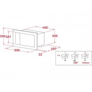 СВЧ-печь Teka ML 8200 BI FULL BLACK (112060011)