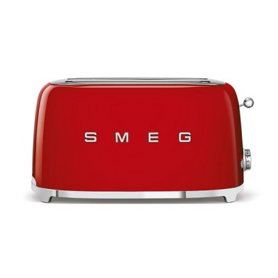 Тостер на 4 ломтика SMEG TSF02RDEU красный Тостер на 4 ломтика SMEG TSF02RDEU красный